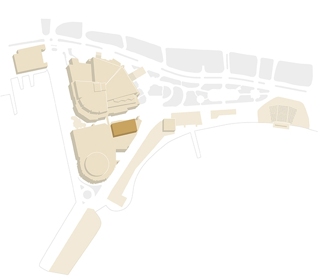 Map of the Palais - Soixantième Theatre